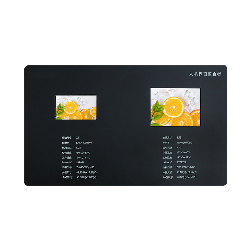 Écran LCD carré de 2,7 pouces et 3,45 pouces