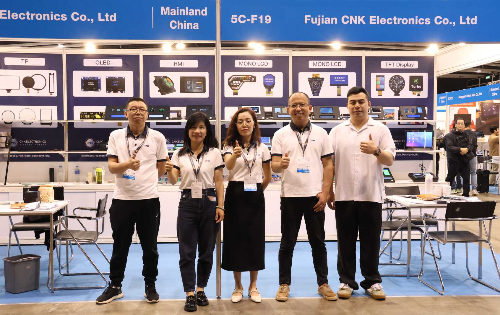 CNK Electronics présente des technologies d'affichage innovantes au salon de l'électronique de printemps de Hong Kong 2025